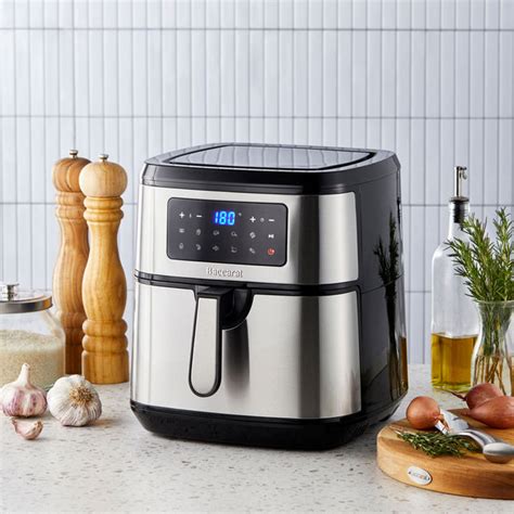 Baccarat The Healthy Fry 9L Air Fryer Silver .